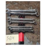 7pc Snap On Metric 12pt Combination Wrench Set
