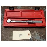 Mac Tools TW150R 1/4' Drive Torque Wrench w/ Case