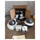 Lot of 14 Security Cameras & Dome Camera Housings.