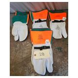 Lot Of 4 Kunz High-Voltage Protector Gloves