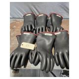 Lot of 6 Salisbury Electrical Rubber Gloves SZ 12