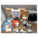 Lot of Motor Brackets & Industrial Parts