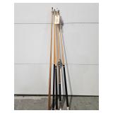 Lot Of 5 Pool Sticks