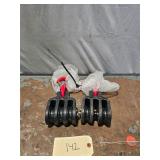 Lot of 2 Insulated Tackle Block Sets