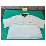 New Under Armour UA Tech Refresh Mint XL Polo