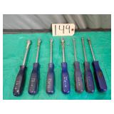 7 Piece Hard Handle SAE Nut Driver Set 1/4' - 5/8'