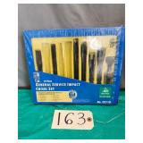New Grey Pneumatic CS110 7 Piece Impact Chisel Set