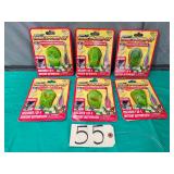 Qty 6 New Synthetic Butterfly Chrysalis Lab Toy