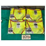Qty 4 New Glowear 8214BAS 4XL Breakaway Vest