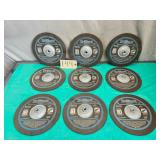 Qty 9 New Brilliant 22507 9' GP27 Cutting Discs