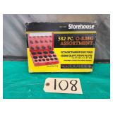 New Storehouse 91506 382 Pc O-Ring Assortment Kit