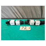 Qty 4 Ikegami ISD-A15 Compact Cube Color Cameras