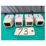 Qty 4 Diebold Compact Cube Color CCTV Cameras