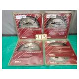 Qty 4 New DML King Carbide 8' Diameter Saw Blades