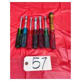 Vintage set of Xcelite Hollow Shaft Nut Drivers