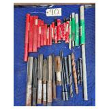 Various cutting tools, reamers and drill bits
