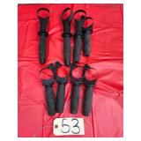 Auxiliary handles for heavy-duty power tools