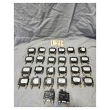 26 single-pole hydraulic magnetic circuit breakers