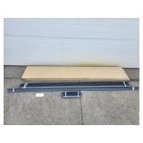 New Tennsco 60' x 12' x 84' 5 Shelf Rivet Shelving