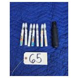 lot of 7 Markal Temperature Indicator Heat Sticks