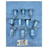 10x Pollak 12-700 7-way RV-style Trailer Socket