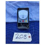 Honeywell W129A1008 analog millivoltmeter meter