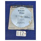 12-inch Black & Decker chrome plated saw blade