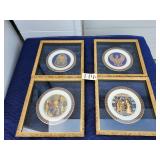 1977 'Treasures of Tutankhamun'  collectors plates