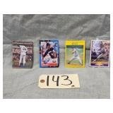 Lot of 4 collection of Nolan Ryan baseball cards