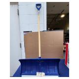 Blue A408 snow shovel
