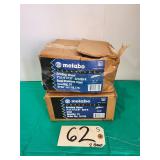 Qty 2 Boxes New Metabo 7'x1/4'x7/8' Grinding Wheel