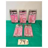 Qty 5 New Sabre Red Maximum Strength Pepper Spray