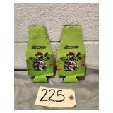 Lot Of 2 Snap On Green Rat Fink Art Drink Koozies