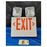 New LSI Combo Exit Emergency Light Fixture