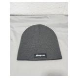New Snap On Gray And Black Knit Beanie