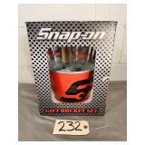 New Snap On Gift Bucket Set With Glass Cups