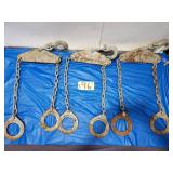 3 Heavy-Duty Steel Lifting Chain Assemblies