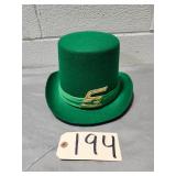 New Snap On St. Patricks Day Green Leprechaun Hat