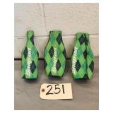 Qty 3 Snap On Green St Patricks Day Bottle Koozies