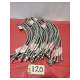 New Box of 44 Fluidmaster 20' SS Faucet Connector