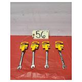 Qty 4 New Dewalt 8mm Ratcheting Combination Wrench
