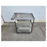 Stainless 26' x 16' x 28' 3-Shelf Rolling Cart