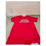 New Snap On Red Graphic T-Shirt Size XL