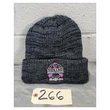 New Snap On Dark Gray Breast Cancer Knit Beanie