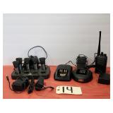 Lot Of Assorted Two Way Radios / Chargers