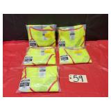 Qty 5 New Glowear 8214BAS 4XL Breakaway Vest