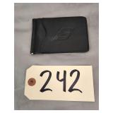 Snap On Leather Bi-Fold Wallet with Money Clip
