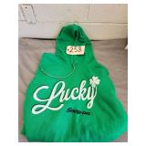 Snap On St Patricks Day Lucky Hoodie Size 3XL