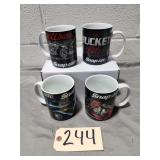 New 2018 Snap On SSX18R1 Set of 4 Ceramic Mugs