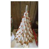 VINTAGE ELECTRIC CERAMIC CHRISTMAS TREE SEE DESC